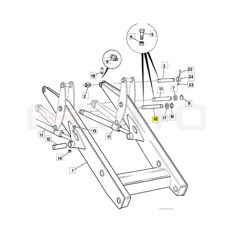 ШТИФТ ПРИВОДА LIFT JCB ЭКСКАВАТОР-ПОГРУЗЧИК