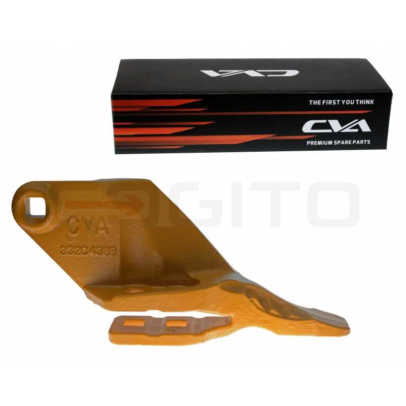 Зуб ковша левый тип акула CVA 5.3 kg, JCB экскаватор-погрузчик, Мини-экскаватор