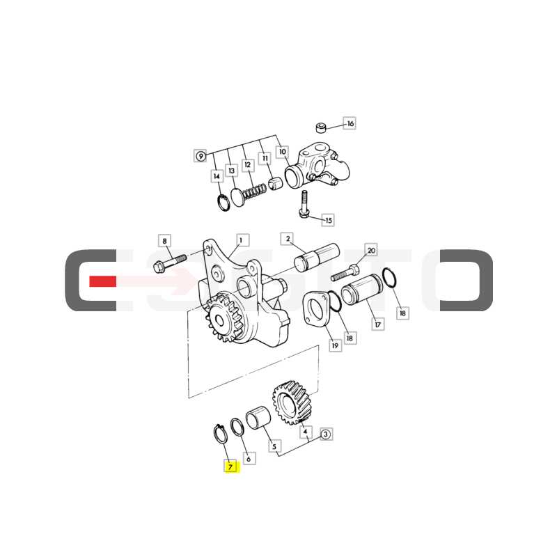 ЗАЩИТА ПРОМЕЖУТОЧНОГО КОЛЕСА МАСЛЯНОГО НАСОСА JCB ЭКСКАВАТОР-ПОГРУЗЧИК ТЕЛЕСКОПИЧЕСКИЙ ПОГРУЗЧИК