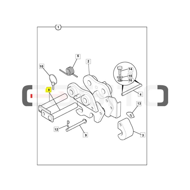 БЫСТРОРАЗЪЕМНЫЙ штифт (203X25 мм) CVA JCB мини-экскаватор
