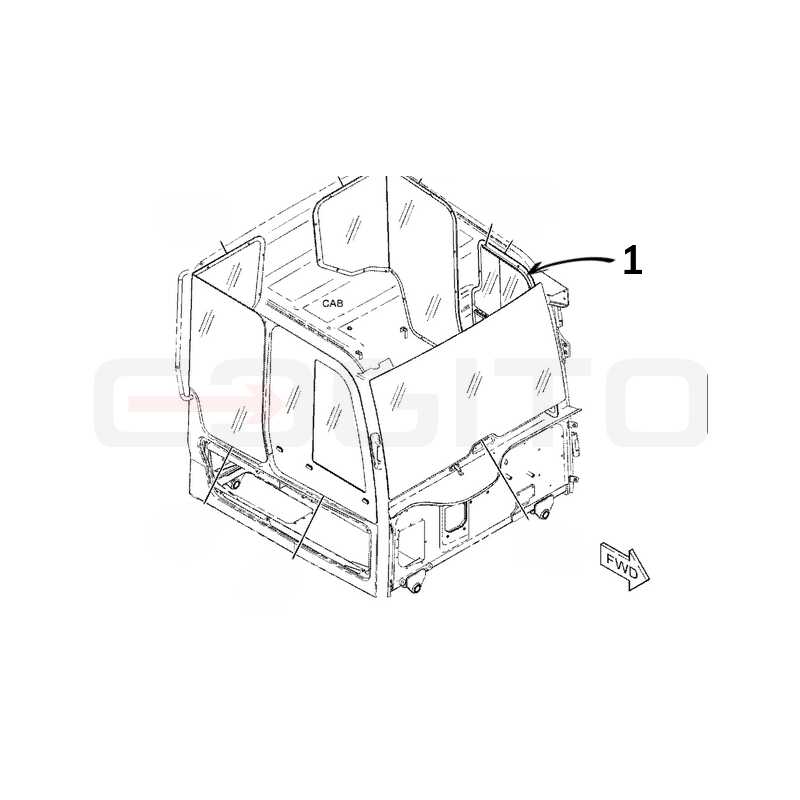 СТЕКЛО ДВЕРИ ЛЕВАЯ СТОРОНА ШЕЛКОГРАФИЯ СОЧЛЕНЕННЫЙ САМОСВАЛ CATERPILLAR 745D
