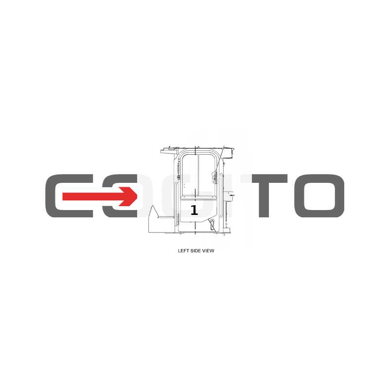 СТЕКЛО ДВЕРИ НИЖНЯЯ ШЕЛКОГРАФИЯ КОЛЕСНЫЙ ПОГРУЗЧИК CAT 950GC
