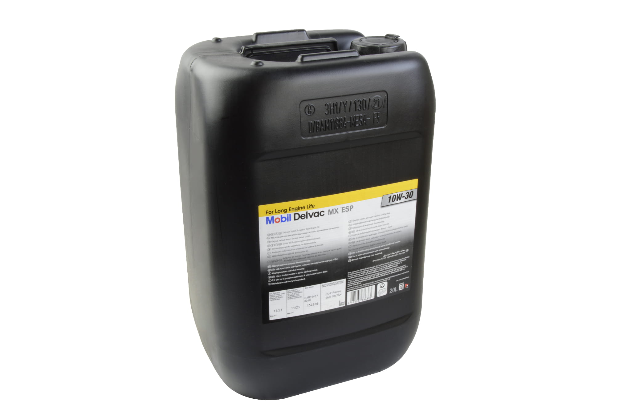 Моторное масло Mobil Delvac MX ESP 10W-30 (20 л)