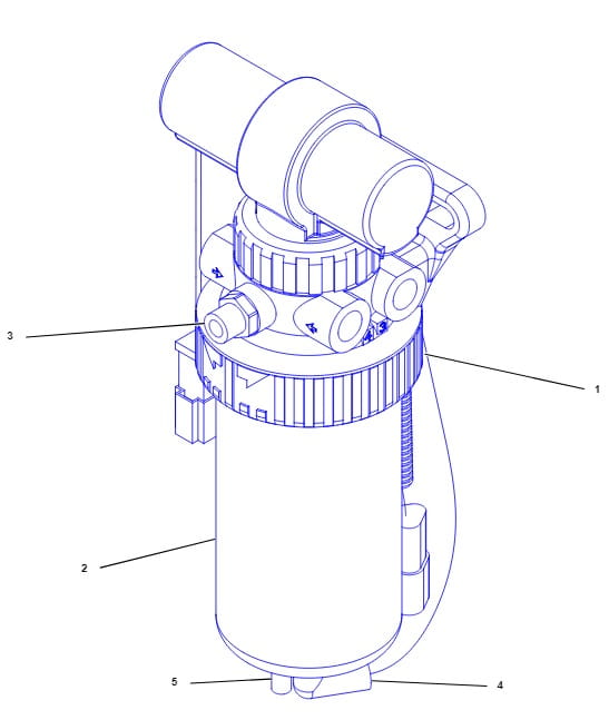 Электрическая топливная помпа CAT 428 432 D E F 2289129