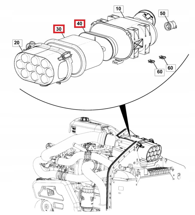 ФИЛЬТРЫ ДЛЯ КОМПЛЕКТА JCB 333/D2696 + 32/925683