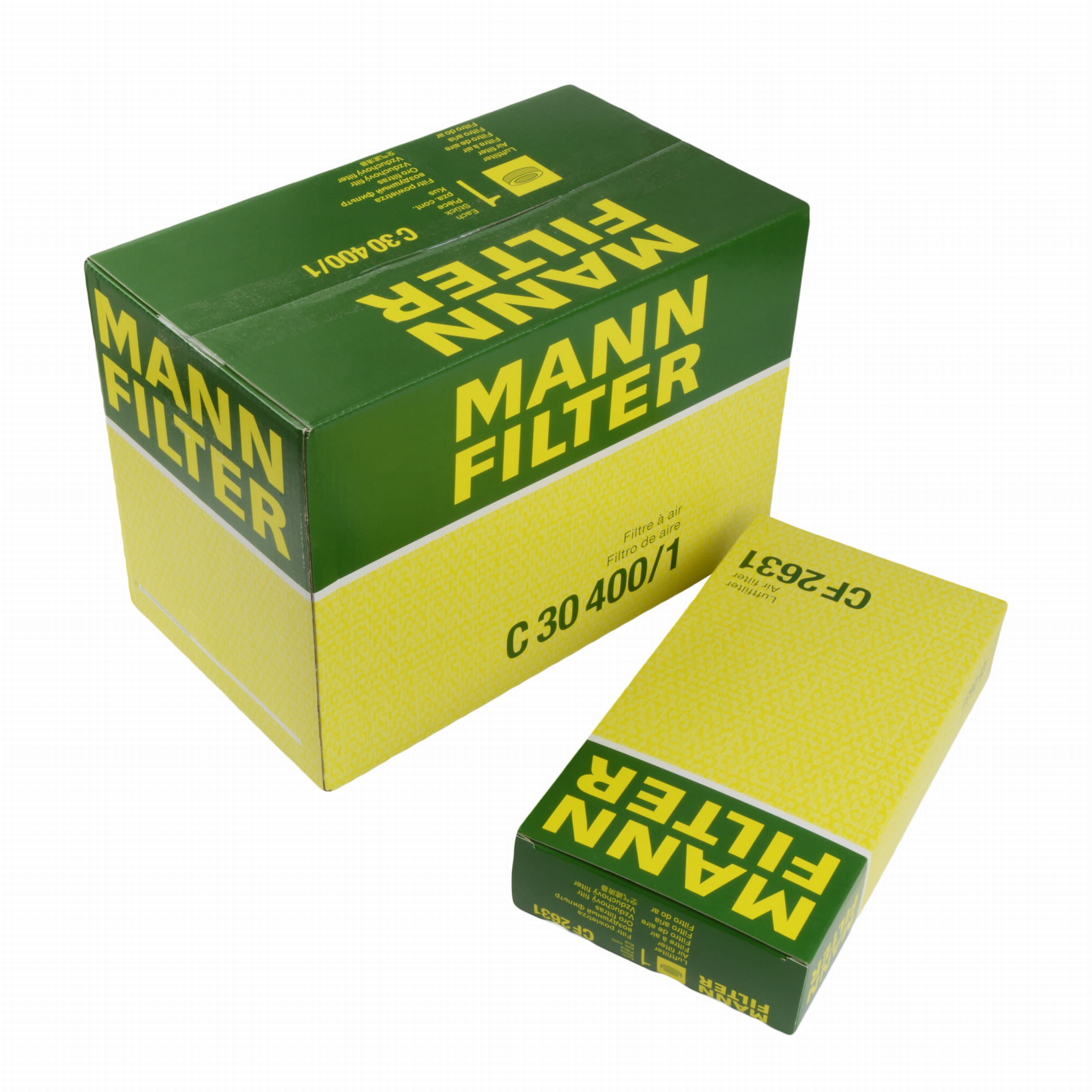 Комплект воздушных фильтров MANN-FILTER для машин CAT 428F2, 432F2, D3K2
