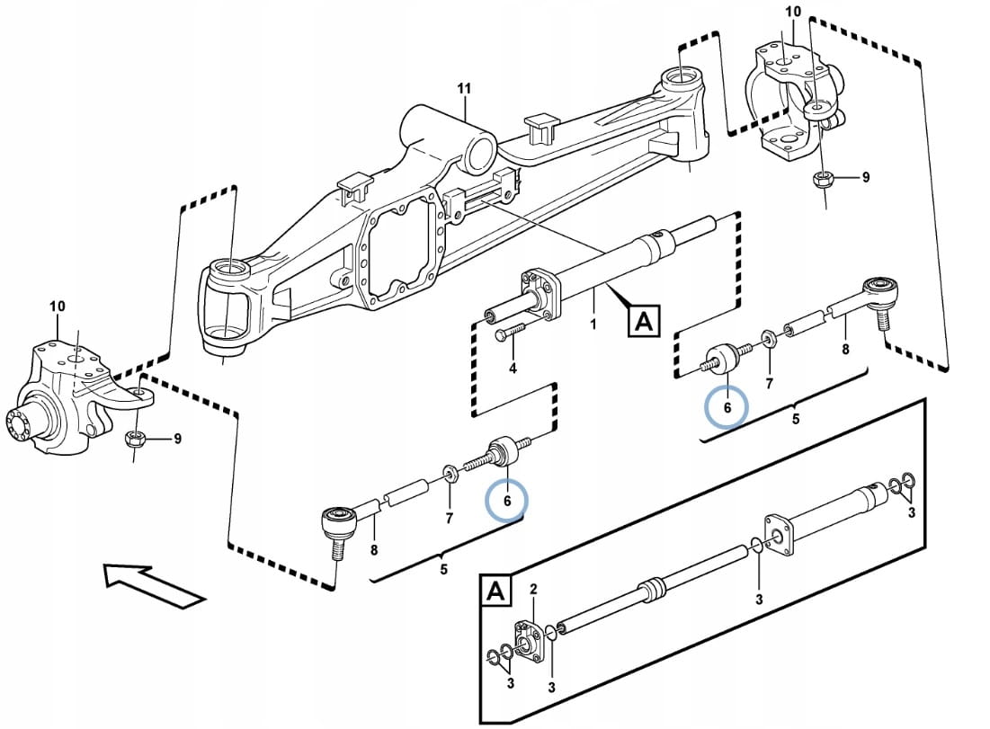 НАКОНЕЧНИК СТЕРЖНЯ VOLVO BL71 11988157 FABBRO