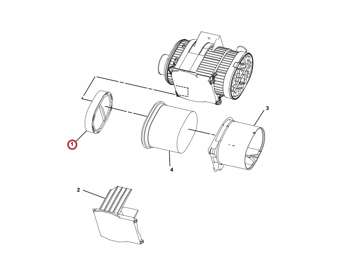 ФИЛЬТР ДЛЯ МОТОРА CAT 428 432 D2 E MANN