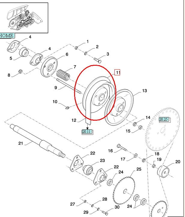 БЕССТУПЕНЧАТЫЙ ЗУБЧАТЫЙ ДИСК NEW HOLLAND CASE 89819915-9819915