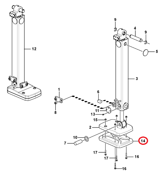 РЕЗИНОВЫЕ ОПОРЫ ЛАПЫ VOLVO BL71B BL61B OEM