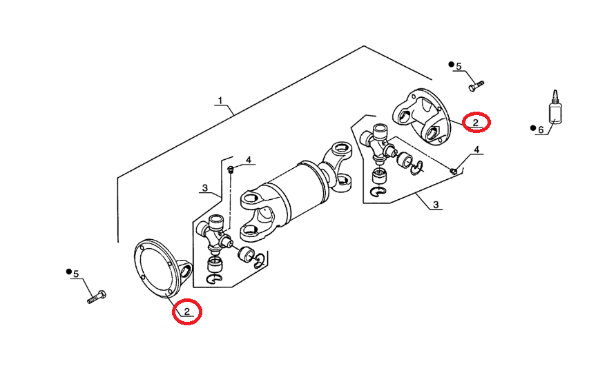 Вилка приводного вала 563778 (качество OEM) Manitou MLT MT ML