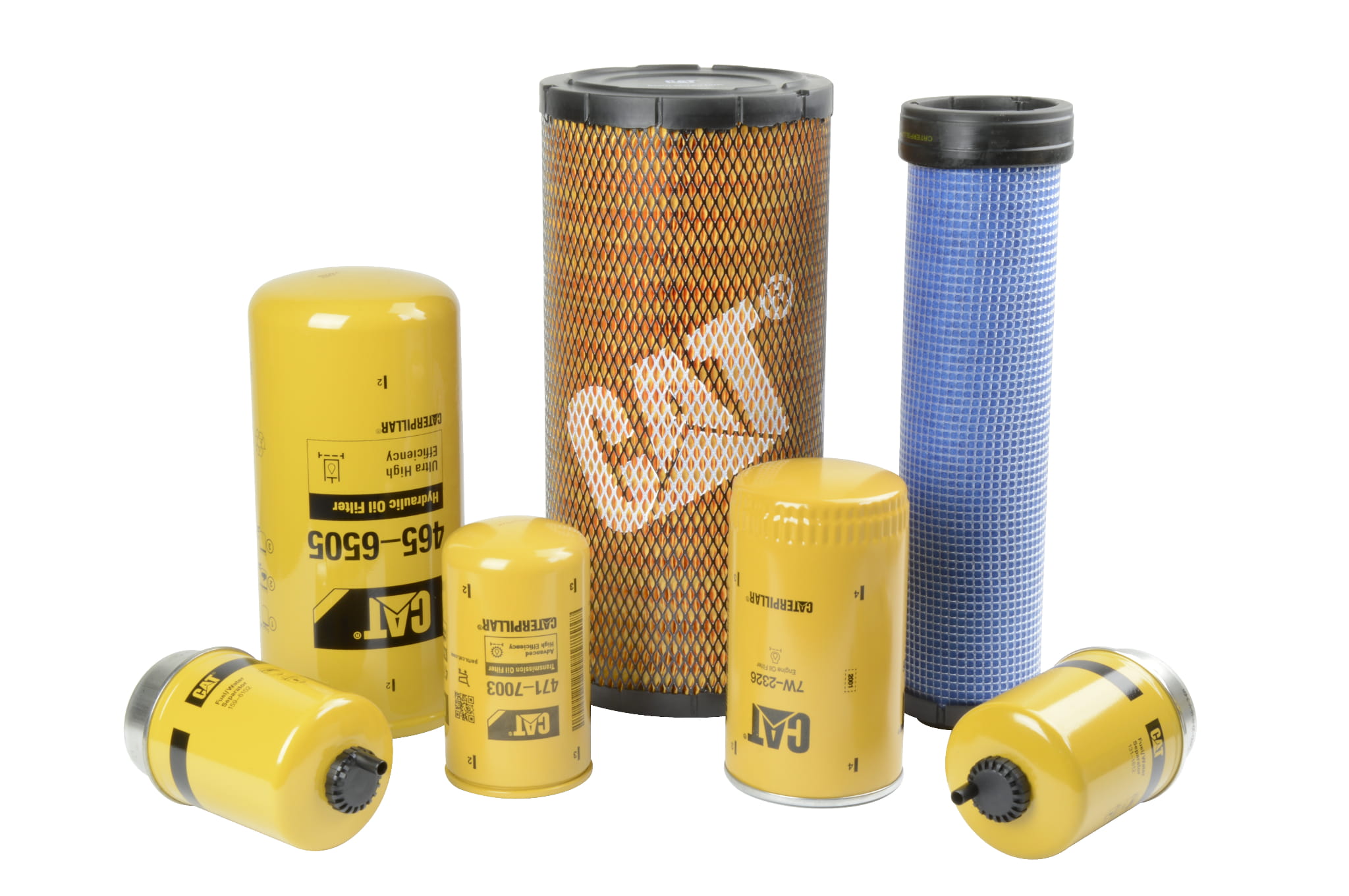 KOMPLET FILTRÓW CAT 428C 428D1 432C 432D1 ORG