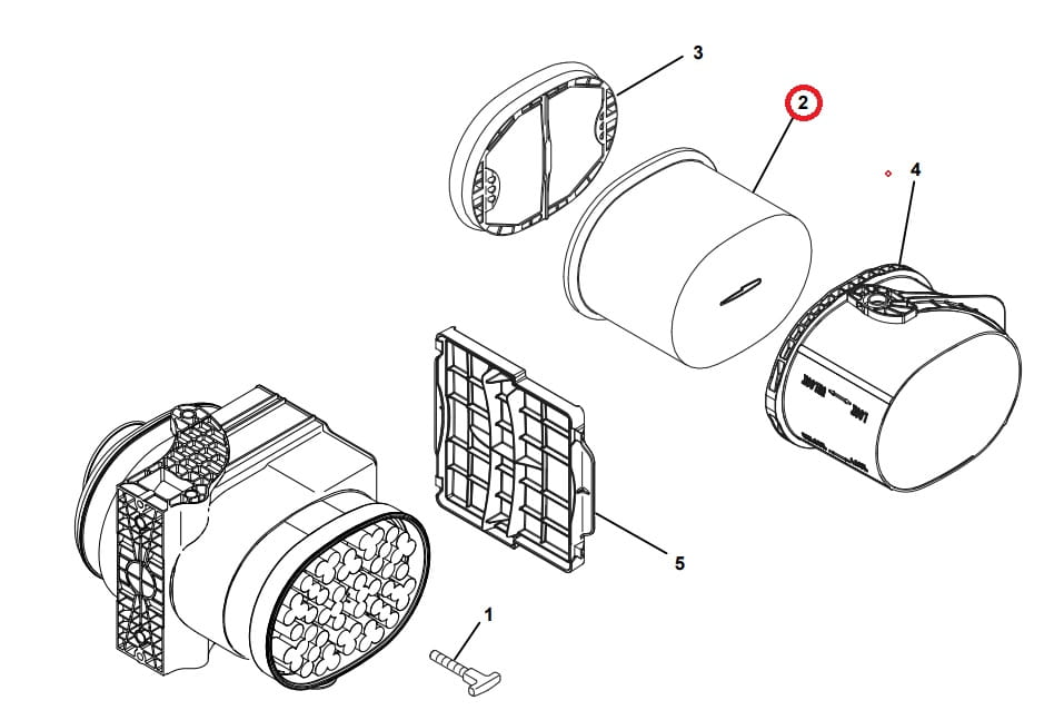 ФИЛЬТР ДЛЯ МОТОЦИКЛА CAT M318D M315D M316D MANN