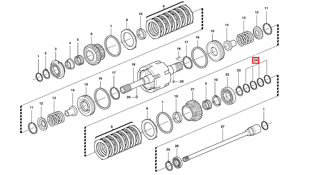 УПЛОТНЕНИЕ ВАЛА ПРИВОДА VOLVO 11712470 OEM