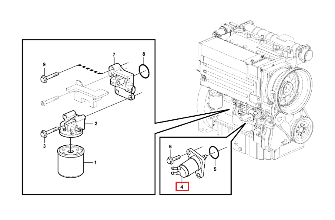 Помпа для приготовления пищи VOLVO L20B L20F L30B L35B 15199189