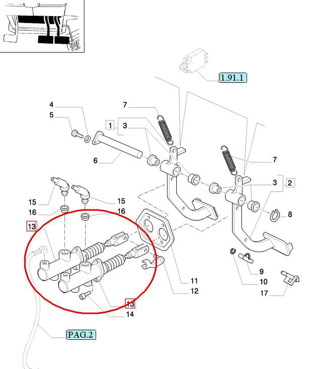 Помпа для гамаля NEW HOLLAND CASE 82018664 - 82006194 - 87343615 - 84558759