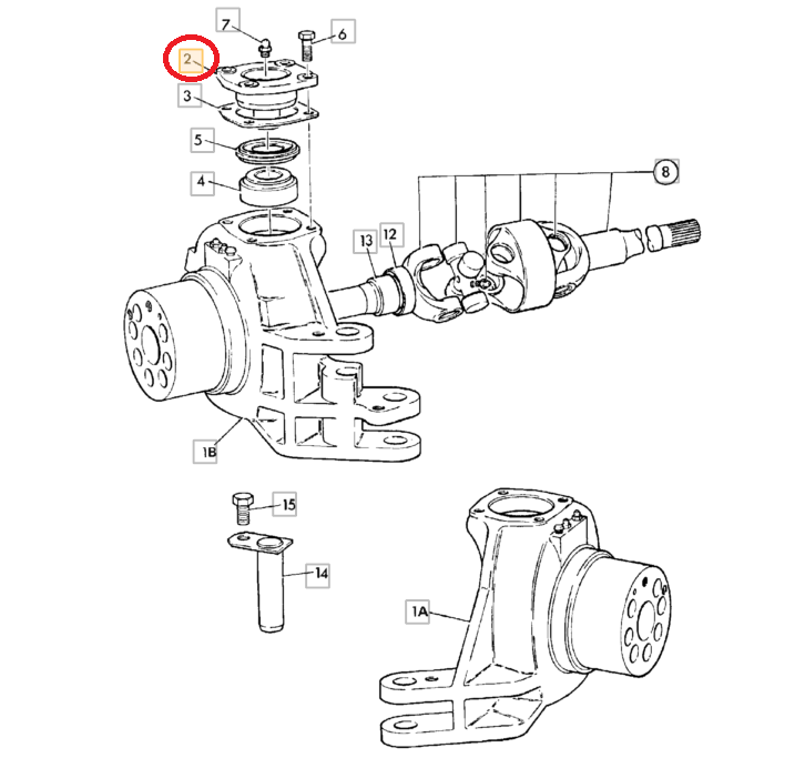 ПОВОРОТНЫЙ ШТИФТ КРЕПЛЕНИЕ ПОГРУЗЧИК JCB 440/00102