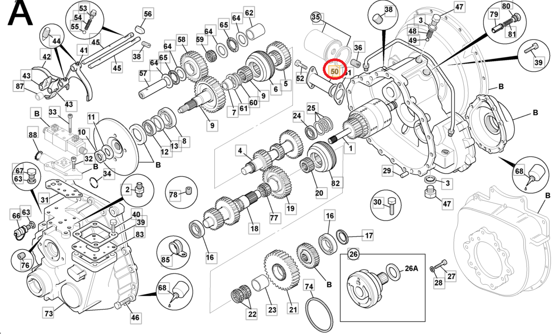 Сетчатый фильтр JCB 32/902200
